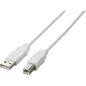�G���R�� USB�P�[�u���iA�|B�^�C�v�j �z���C�g 5m USB2-ECO50WH ��10�p�b�N