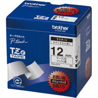 ブラザー ピータッチ用TZeテープカセット 白に黒文字12ミリ幅 5本パック TZE-231V グリーン購入法適応 エ…