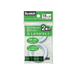 スリーエム ジャパン メンディングテープ 詰替用 18mm×7.6m 2巻入 CM18-R2P ★10個パック