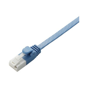 �G���R�� �c���܂�h�~�t���b�gLAN�P�[�u�� CAT6�^�ܐ܂�h�~�^10m�^�u���[ LD-GFT/BU100