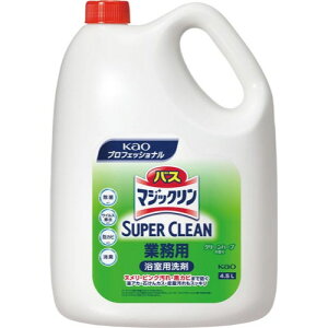 花王 バスマジックリンSUPER CLEAN 業務用 グリーンハーブ 4.5L 511706 ★10個パック