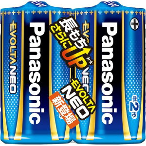 Panasonic ���d�rEVOLTA NEO �P2�` 2�{�� LR14NJ/2SE �O���[���w���@�K��