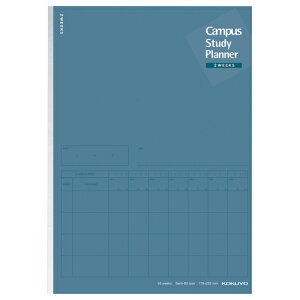 コクヨ KOKUYO キャンパス スタディプランナーノート 2ウィークス罫B5ネイビー ノ-Y80LT-DB ★ネコポス