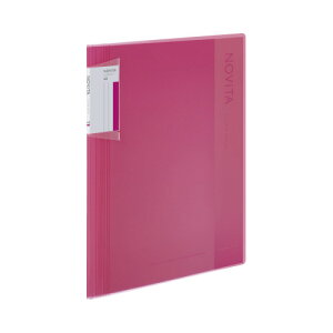コクヨ KOKUYO クリヤーブック「ノビータ」(固定式) A4 40枚 ピンク ラ-NV40P ★10個パック