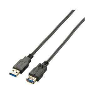 エレコム USB延長ケーブル/USB3.0/1m USB3.0/A−A/1m/ブラック USB3-E10BK