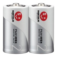 JANコード：4547345029113 スマートバリュー アルカリ乾電池 お得な１０個パック Ｎ１２２Ｊ－２Ｐ－５ 単２×１０本 ファクトリーアウトレット 注文後の変更キャンセル返品