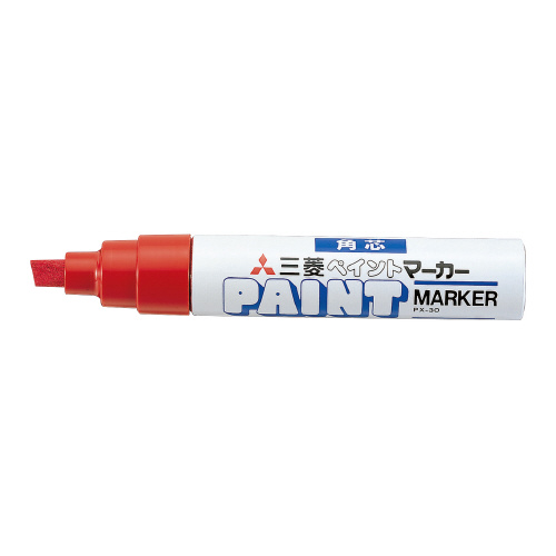 JANコード：4902778125335 新品未使用正規品 三菱鉛筆 ペイントマーカー太字 サービス インク色：赤 お得な１０個パック 角芯 ＰＸ３０－１５