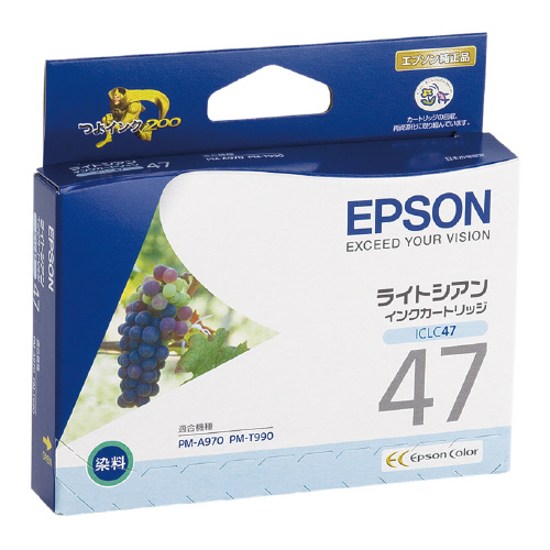 エプソン エプソン対応純正インクカートリッジ ＩＣＬＣ４７ （ライトシアン） ＩＣＬＣ４７ ★お得な１０個パック インクカートリッジ