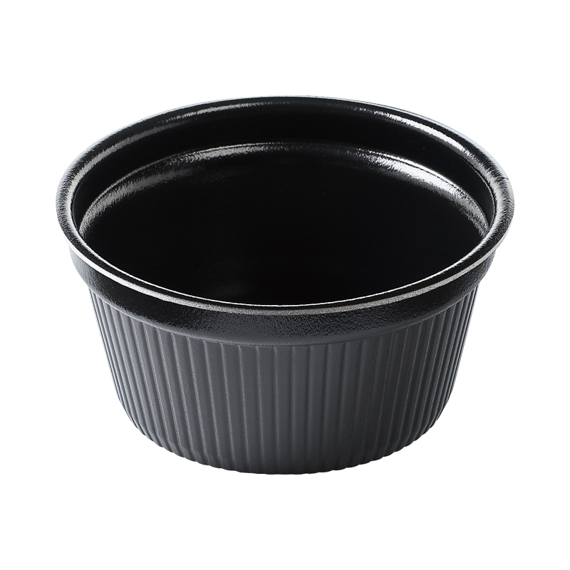 弁当容器 食品容器 推奨 [宅送] ドリスカップ 黒W MFPドリスカップ142-700 30枚