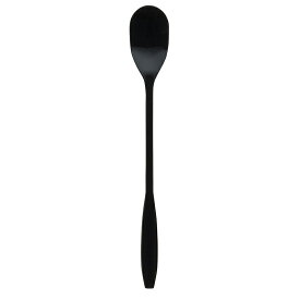 マドラー 100本 個包装 プラスチックマドラースプーン 160mm 黒 ホウケン産業