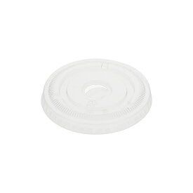 プラカップ ふた 透明カップ A-PET 平蓋 口径85mm用 C穴付き 50個入 口径85×高7mm/穴:約φ17mm シモジマ HEIKO