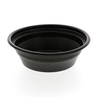 リスパック 麺容器 丼容器 麺丼 (490)黒 本体 50枚入り プラスチック テイクアウト 使い捨て シモジマコ…