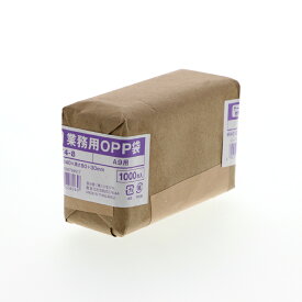 OPP袋 透明袋 A9用 テープ付き 1000枚入 業務用OPP袋 厚0.03×幅40×高80+テープ部分30mm シモジマ SWAN T 4-8