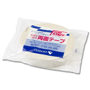 紙 両面 テープ 1巻 30×50 7511 粘着テープ 寺岡製作所