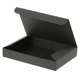 ミニ ギフト ボックス 10枚 プチボックス 75×115 ブラック 組み立て式 小さい
