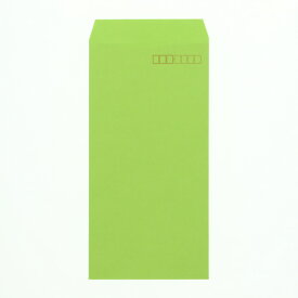 【楽天スーパーセール限定特価】カラー 封筒 100枚 長3 枠有り グリーン シモジマ HEIKO