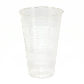 プラスチックカップ プラカップ 18オンス (MAX約570ml) 透明 50個入 口径95×高140×底径56mm シモジマ HEIKO