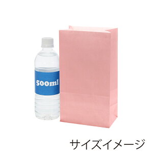 HEIKO 紙袋 角底袋 ファンシーバッグ K4 ニュアンスピンク 幅130×マチ80×高235mm 50枚入 業務用 ラッピング シモジマコード002698063