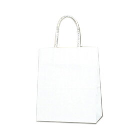紙袋 手提げ袋 25枚入 白無地サイズ 幅220×マチ120×高265mm（22-12）PP紐 シモジマ HEIKO