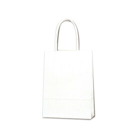 紙袋 手提げ袋 25枚入 白無地サイズ 幅180×マチ70×高250mm（18-07）PP紐 シモジマ HEIKO