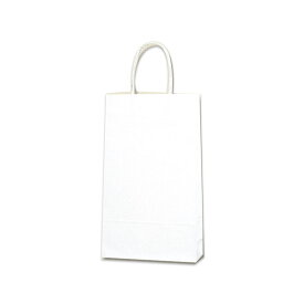 紙袋 手提げ袋 25枚入 白無地サイズ 幅210×マチ80×高350mm（4才）PP紐 シモジマ HEIKO