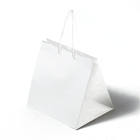 紙袋 手提げ袋 10枚入 白無地サイズ 幅350×マチ280×高さ350mm (M) シモジマ HEIKO