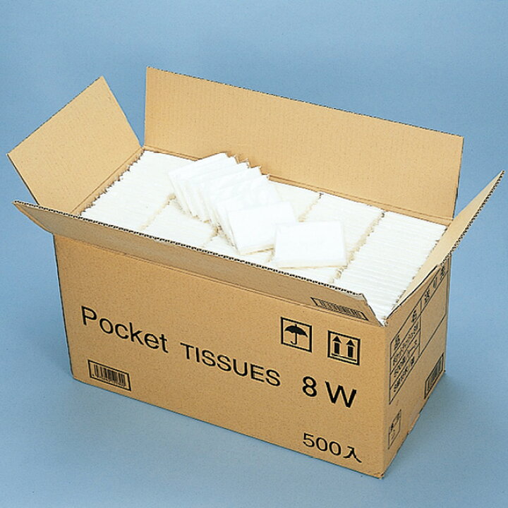 楽天市場】販促用品 ポケットティッシュ8W 無地 500個 : シモジマ 楽天 