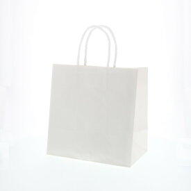 紙袋 手提げ袋 25枚入 白無地サイズ 幅260×マチ160×高265mm（26-16）PP紐 シモジマ HEIKO