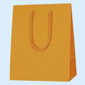 紙袋 手提げ袋 10枚入 オレンジサイズ 幅200×マチ120×高250mm (20-12) アクリル紐 シモジマ HEIKO