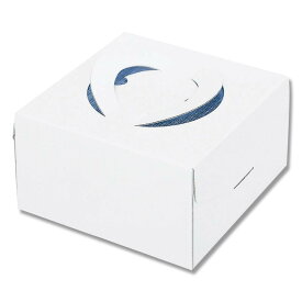 ケーキ箱 ケーキボックス 6号 1枚 トレー付き キャリーデコ箱 150 ホワイト シモジマ HEIKO