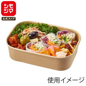 HEIKO 食品容器 未晒フードカップPP 長角 500ml 25個