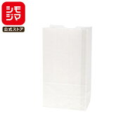 SWAN 紙袋 角底袋 角底袋 No.6 白無地 Eタイプ 幅152×マチ92×高278mm 100枚入 ホワイト 業務用 ラッピ…