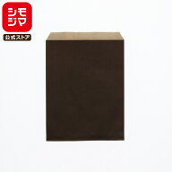 HEIKO 紙袋 平袋 柄小袋 R-70 筋入無地 焦茶 幅140×高180mm 200枚入 業務用 ラッピング シモジマコード0…