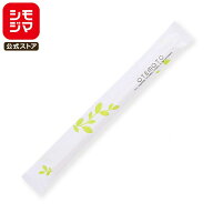 割り箸 100膳 個包装 爪楊枝なし 竹丸箸 20cm 紙完封 楊枝なし リーフ シモジマ SWAN