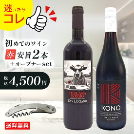 【数量限定】初めての赤ワインセット飲み比べ 2本セット 味変 ニュージーランドワイン イタリアワイン ギフト /サウスアイランド ピノノワール コノ /トスカーナ ロッソ アジィエンダ アグリコーラ サン ルチアーノ/ 手土産 赤ワイン カジュアル お得 赤ワイン2本セット