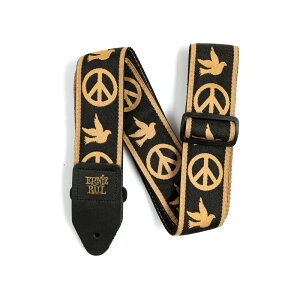 ERNIE BALLJACQUARD STRAP�@PEACE LOVE DOVEP04613
