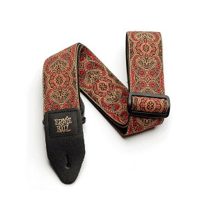 ERNIE BALLJACQUARD STRAP@CRIMSON PAISLEYP04162