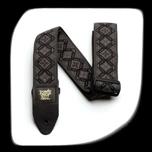 ERNIE BALLJACQUARD STRAP�@REGAL BLACKP04093