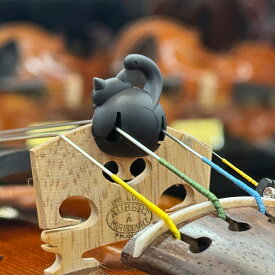 バイオリン・ビオラ用ミュートミャート -Meout　「かわいいだけじゃない。安定性と音色変化を両立」