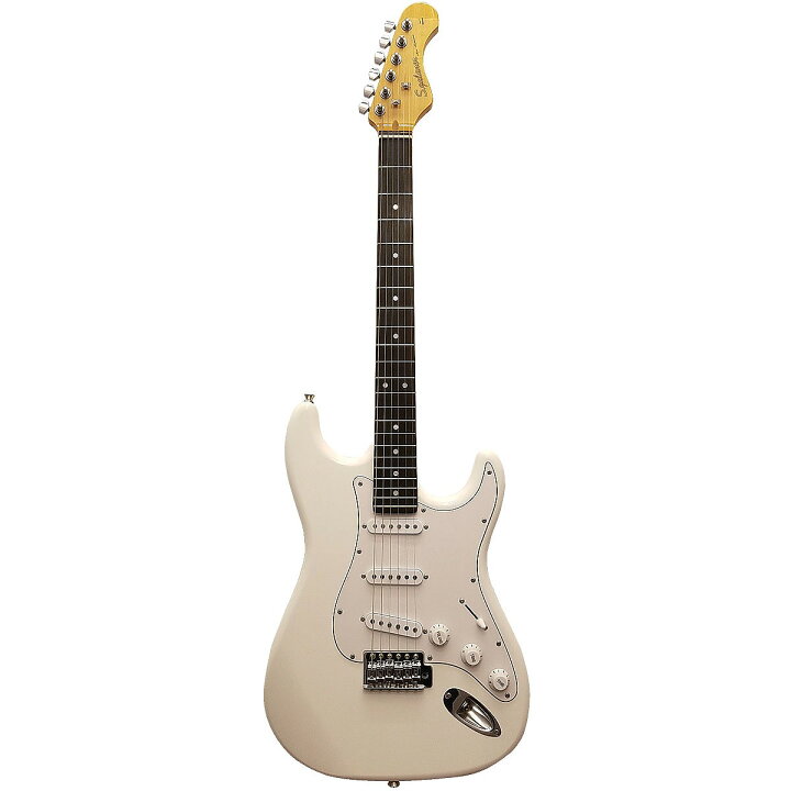 楽天市場】エレキギター 初心者にオススメS.Galaner GuitarSST-STD WH 