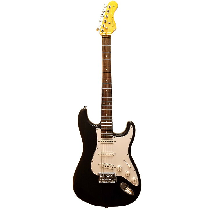 楽天市場】エレキギター 初心者オススメS.Galaner GuitarSST-STD BK 