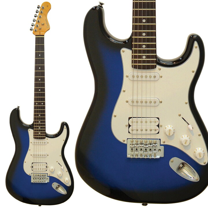 楽天市場】エレキギター 初心者オススメS.Galaner Guitar SST-CST BBS 