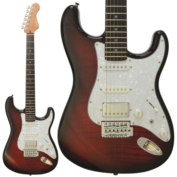 楽天市場】エレキギター 初心者オススメS.Galaner GuitarSST-PRO FM  