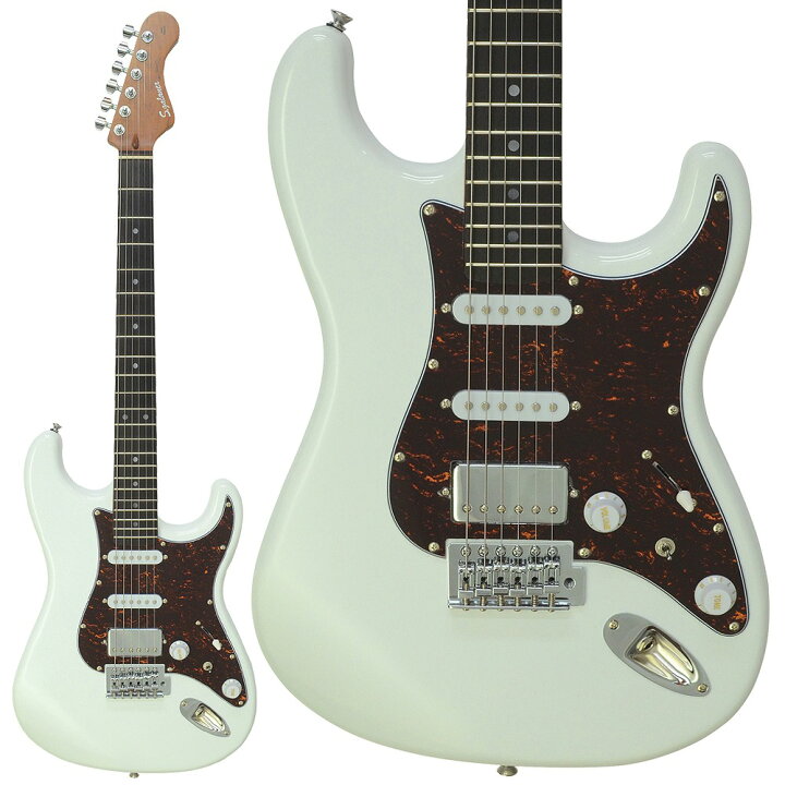 楽天市場】エレキギター 初心者オススメS.Galaner GuitarSST-PRO WH  