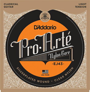 D'Addario EJ43 Pro-Arte �N���V�b�N�M�^�[���@���C�g�e���V����