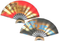 尺扇子≪金銀箔　流水　色紙≫赤　黒◇黒竹◇1尺【舞扇子】化粧箱なし【舞扇】京扇子【尺舞扇】扇子【尺…