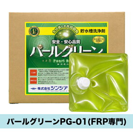 パールグリーン PG-01 貯水槽洗浄剤 酸性洗剤 強力 貯水槽 洗浄剤 鉄錆 プール 水垢 業務用洗剤 洗剤業務用 水垢落とし洗剤 錆落とし 水垢取り 風呂用 商業施設 デパート マンション 屋上 プール掃除 プール清掃 水垢洗剤 サビ落とし さび落とし 業務用 日本製