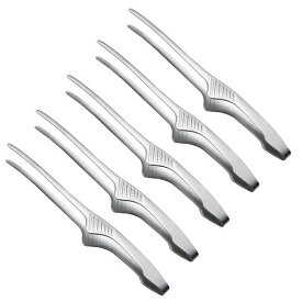 KXLCGYK トング 5本セット18-8ステンレス バーベキュー パスタ キャンプ 焼肉トング 調理用 食洗器対応