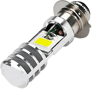 P15D LED�w�b�h���C�g PH7 �����P�x �o�C�N�p Hi/Lo�ؑ� P15D-1 LED�w�b�h���C�gDC12V-80V 12W ���C�g�o���u �z���C�g �d�C�����ԃw�b�h���C�gH6/ ��֎ԑO�Ɠ��p IP67�h�� LED�o���u