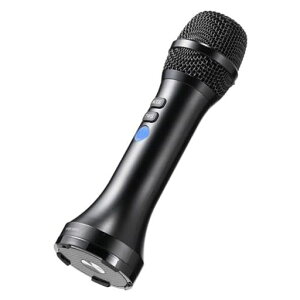 サンワダイレクト拡声器マイク小型スピーカー&マイク一体型Bluetooth対応15W軽量300gストラップ付充電式400-SP111